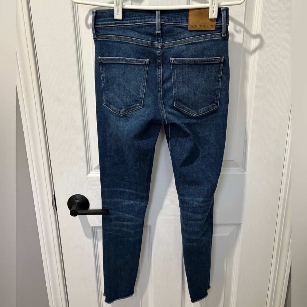 Denim Forum The Nico Mid Rise Skinny Crop Size 27 - Picture 4 of 6